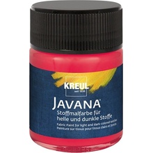 Farba na svetlý a tmavý textil JAVANA 50 ml Cherry