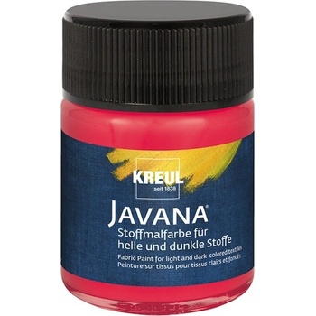 Farba na svetlý a tmavý textil JAVANA 50 ml Cherry