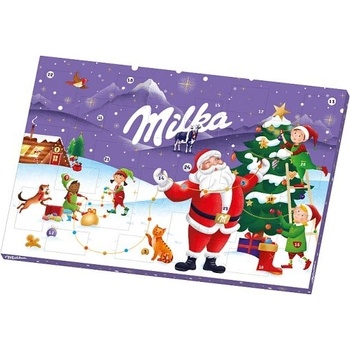 Milka adventní kalendář mléná čokoláda 200g