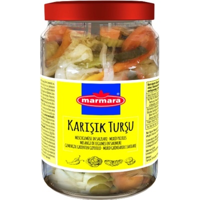 MARMARA Nakládaná zelenina mix turecká Karışık Turşu 700 g