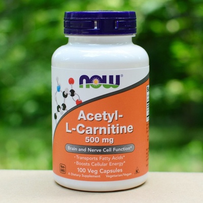 Now Foods Acetyl-L-Carnitine 500 100 kapsúl
