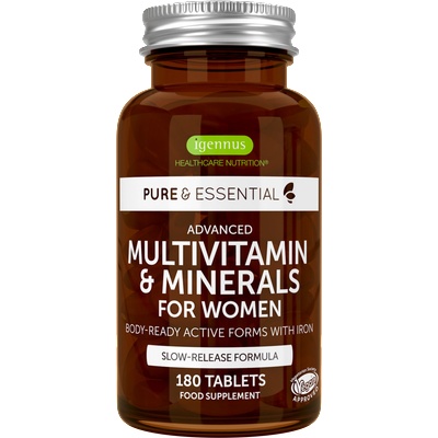 Igennus Pure & Essential Advanced Multivitamin & Minerals - 180 таблетки