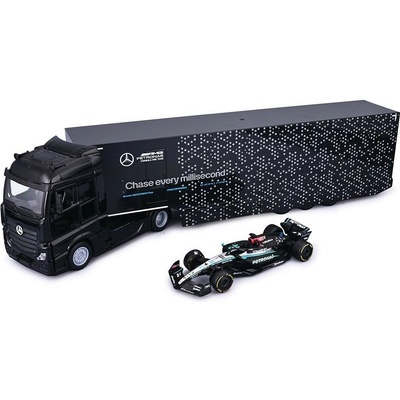 Bburago Mercedes-Benz Actros + model F1 W15 63 1:43