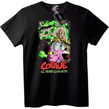 NOONEBRAND Тениска Courage the Cowardly Dog - 2XL, White