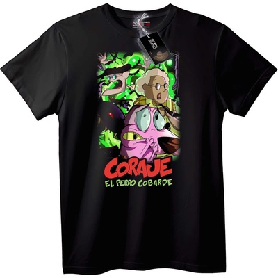 NOONEBRAND Тениска Courage the Cowardly Dog - 2XL, White