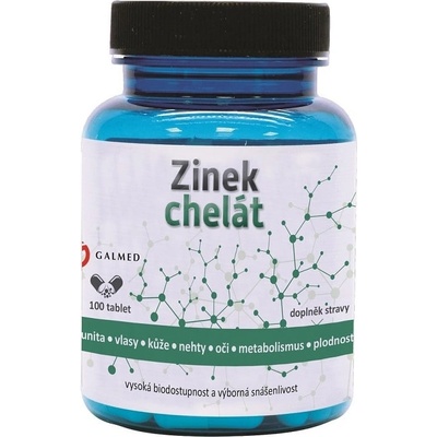Galmed Zinok chelát 15mg 100 tabliet