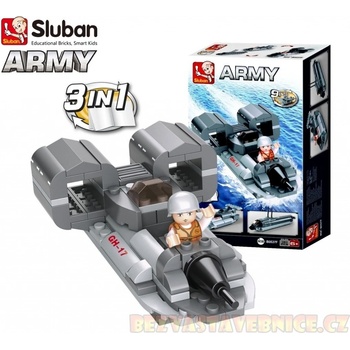 Sluban B0537F Aircraft Carrier Vznášedlo 3v1 101 ks