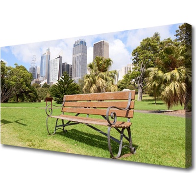 Obraz na plátně Park Mrakodrapy Příroda 100x50 cm
