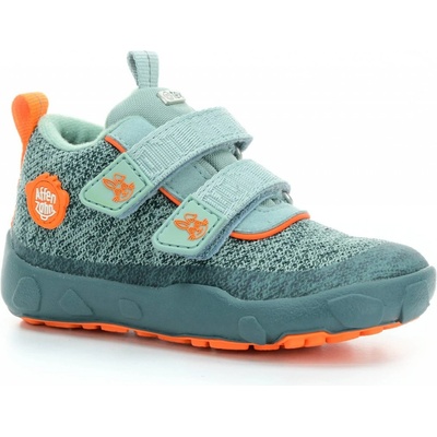 Affenzahn celoroční boty lowboot knit happy bunny petrol s membránou