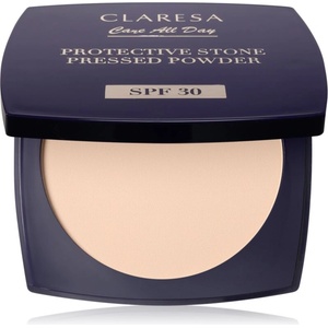 Claresa Care All Day Protective Stone Pressed Powder фиксираща пудра SPF 30 цвят Universal 10 гр