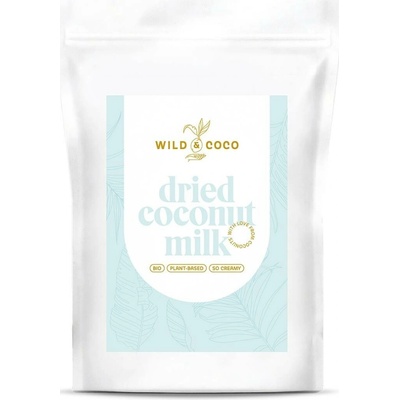 Wild&Coco Bio sušené kokosové mléko 300 g
