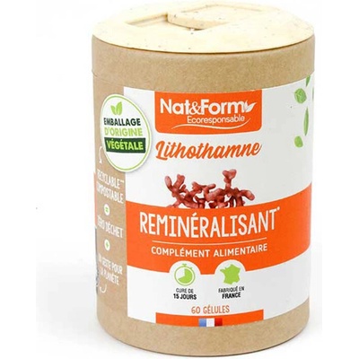 Nat&Form Червени водорасли Литотамниум 60 капсули | Nat&Form (010061 (LITH_60ECO)
