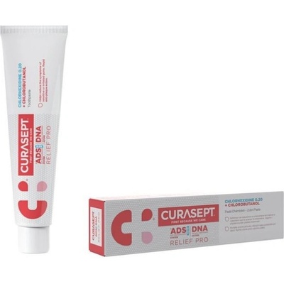 CURASEPT ADS DNA Relief Pro Паста за зъби с 0.2% хлорхексидин, 75 ml