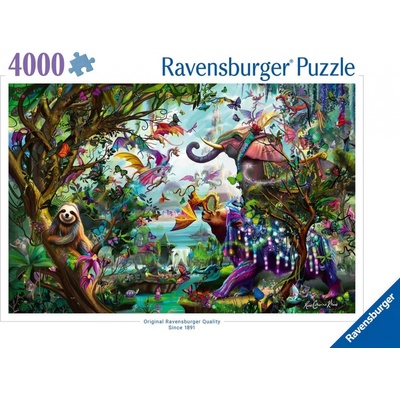 RAVENSBURGER Tropičtí draci 4000 dílků