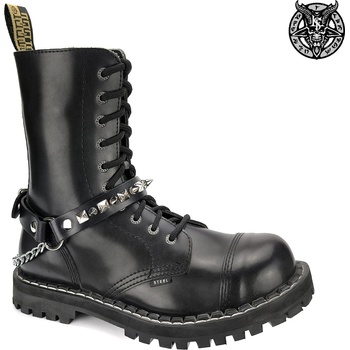 Leather & steel fashion яка (ремък за обувки) Пирамиди/шпайкове - lsf3 55