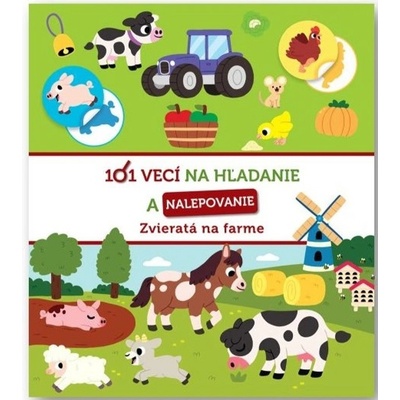 101 vecí na hľadanie a nalepovanie zvieratá na farme