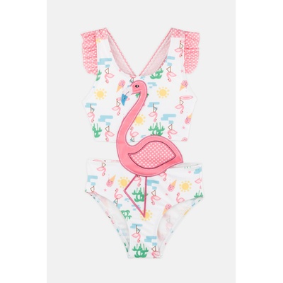 JOYCE Dívčí plavky FLAMINGO