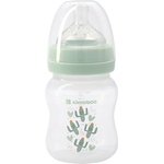 KikkaBoo Бебешко шише с широко гърло Kikkaboo - Cactus, Mint, 160 ml (31302020071)
