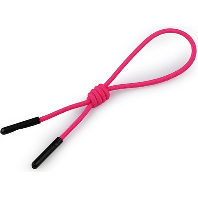 Poutko / taháček pružný, střední, 4 pink neon