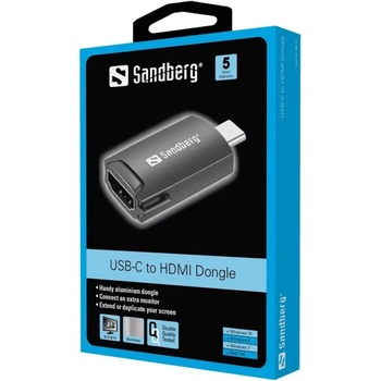 Sandberg snb-136-34 : : Преходник usb-c към hdmi (snb-136-34)