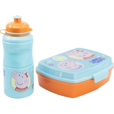 Stor Detská jedálenská súprava 2v1 Prasiatko Peppa