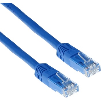 ACT U-UTP, CAT 6, RJ-45 - RJ-45, 5.0 m, Медни проводници, Син, Булк опаковка