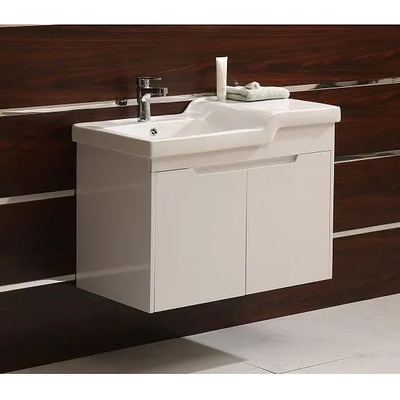 Inter Ceramic Конзолен PVC шкаф ICP 8363 "МОНА", Inter Ceramic, с умивалник, 83x47x63см (8363)