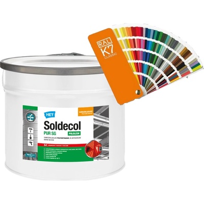 Het Soldecol PUR SG 2,8L tónovaný 2,5L + 0,3L tužidlo, Odstín: RAL 7016