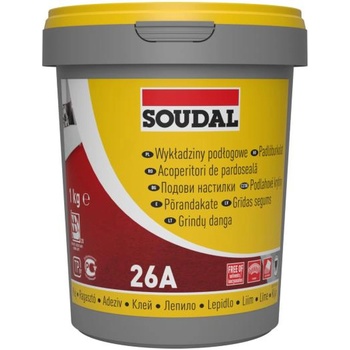 Soudal 26A - лепило за PVC, LVT/винил, мокет и др. 15кг (5558)
