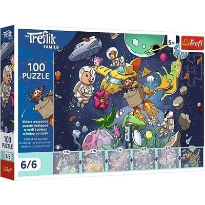 Trefl Rodina Treflíkov Strýko vo vesmíre 100 dielov