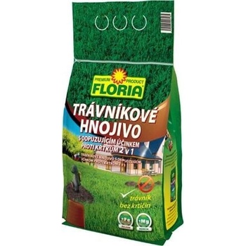 Agro FLORIA Trávníkové hnojivo s odpuzujícím účinkem proti krtkům 2,5kg