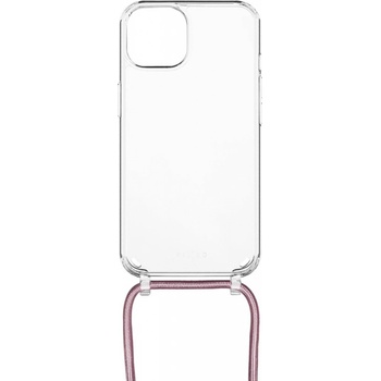 Fixed Pure Neck s ružovou šnúrkou na krk pre Apple iPhone 12/12 Pro FIXPUN-558-PI