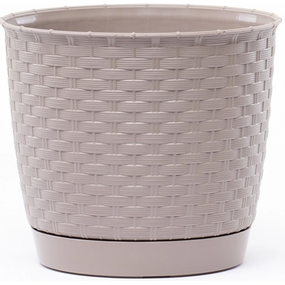Prosperplast DRLO165 Kvetináč Ratolla Round 16,5cm Mocca 7529U