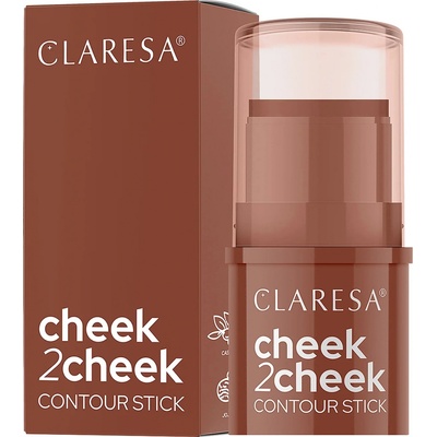 Claresa Cheek 2 Cheek 02 Milk Choco Krémový bronzer v tyčinke 6 g