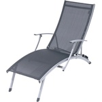 Garden Point Антрацитовый градински шезлонг Salto Garden Point (GAP1068)