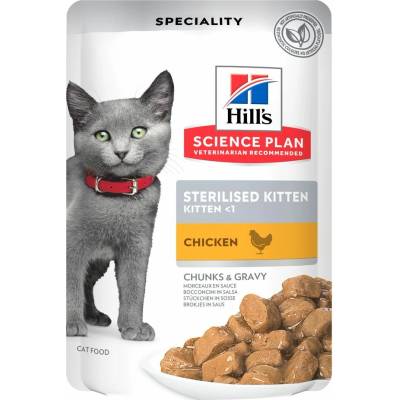 Hill's Science Plan Sterilised Kitten kuřecí 24 x 85 g