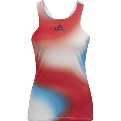 adidas Mel Y Tank white vivid red skyrus