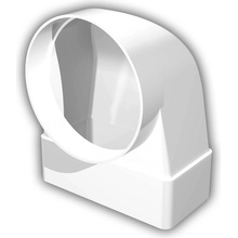 Mikawi Koleno redukce 90° pro větrací potrubí 110x55mm a 104 mm 59-1335