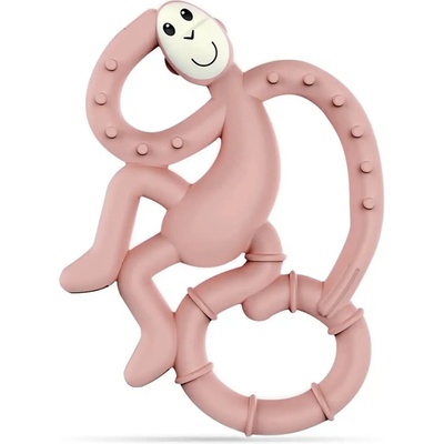 MATCHSTICK MONKEY MINI MONKEY HRYZÁTKO S ANTIMIKROBIÁLNYM POVRCHOM BIOCOTE Variant: Dusty pink