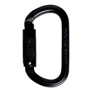 Singing Rock Карабинер SINGING ROCK Steel Oval Triple Lock black