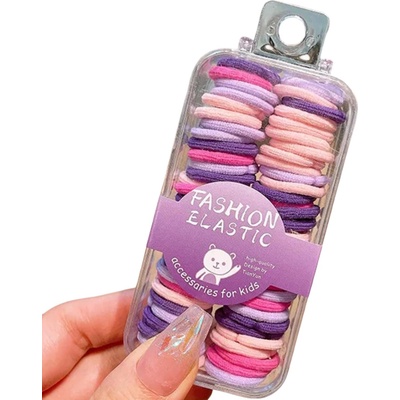 HARAHU Ластици с кутия tw-38234 - Лилава kp38234 (tw-38234)