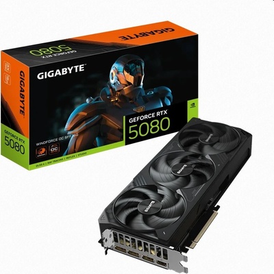 Gigabyte GeForce RTX 5080 WINDFORCE OC SFF 16GB GV-N5080WF3OC-16GD