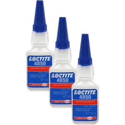 Loctite 4850 sekundové lepidlo 20 g 3 ks