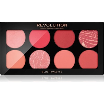 Revolution Ultra Blush палитра с ружове цвят Sunset Burst 8x1.6 гр