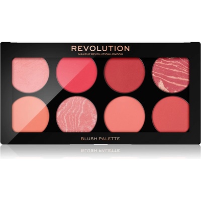Revolution Ultra Blush палитра с ружове цвят Sunset Burst 8x1.6 гр