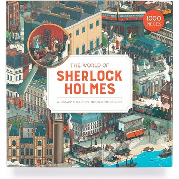 Laurence King Пъзел Laurence King от 1000 части - Светът на Шерлок Холмс (9781786277497)