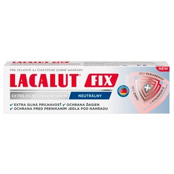 Lacalut FIX extra silný fixačný krém neutrálny 40 g