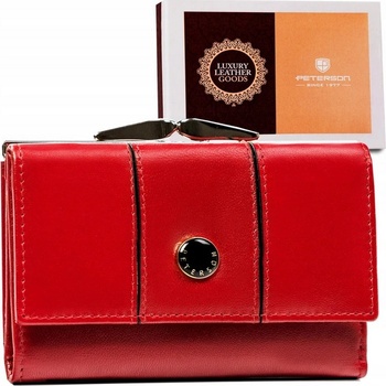 Peterson Dámska kožená peňaženka Keenclaw červená