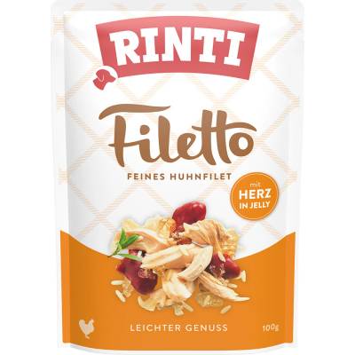 Rinti Filetto v želé kuracie a kuracie srdcia 24 x 100 g