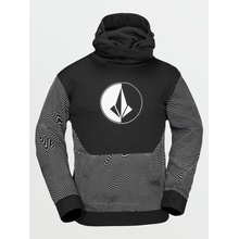 Volcom Hydro Riding BLACK PRINT mikiny přes hlavu černá